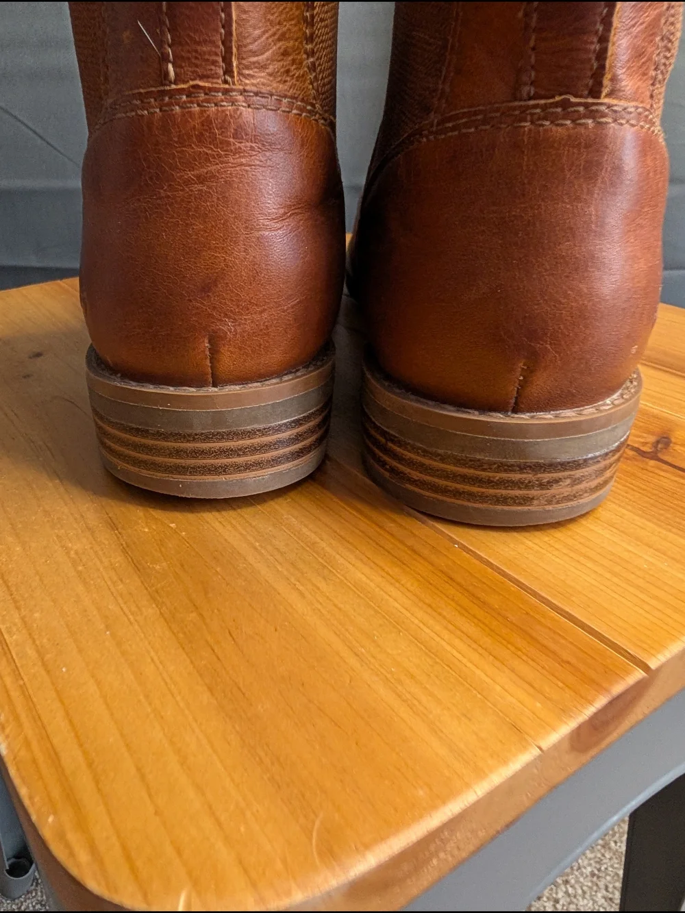 Timberland Magby Low Chelsea Boots Tan Leather Womens Size 8.5